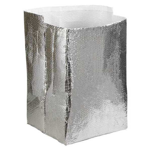 Insulated Box Liners, 16" x 16" x 16", Silver, 15/Case