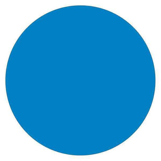 Tape Logic® Inventory Circle Labels, 1 1/2", Light Blue, 500/Roll