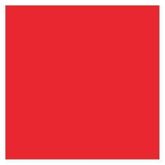 Tape Logic® Inventory Rectangle Labels, 4" x 4", Fluorescent Red, 500/Roll