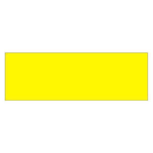 Tape Logic® Inventory Rectangle Labels, 3" x 9", Fluorescent Yellow, 250/Roll