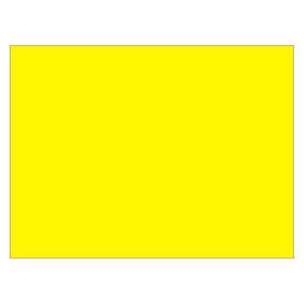Tape Logic® Inventory Rectangle Labels, 3" x 4", Fluorescent Yellow, 500/Roll
