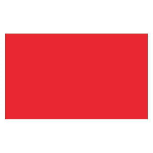 Tape Logic® Inventory Rectangle Labels, 3" x 5", Fluorescent Red, 500/Roll