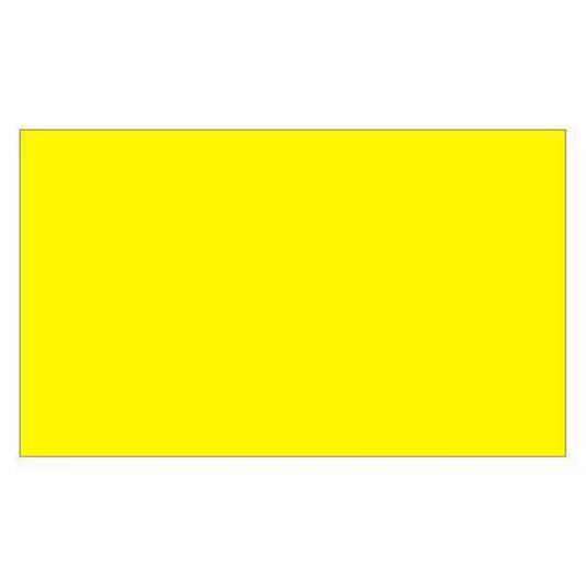 Tape Logic® Inventory Rectangle Labels, 3" x 5", Fluorescent Yellow, 500/Roll