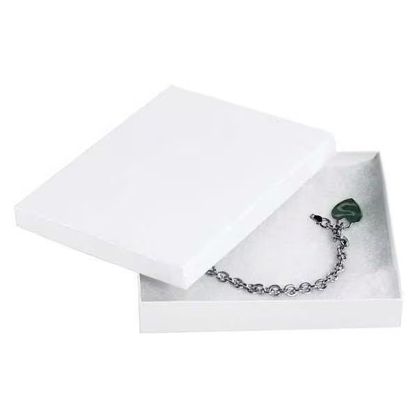 Jewelry Boxes, 6" x 5" x 1", White, 50/Case