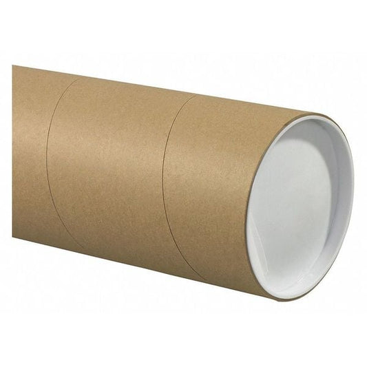 Jumbo Mailing Tubes, 5" x 36", Kraft, 15/Case