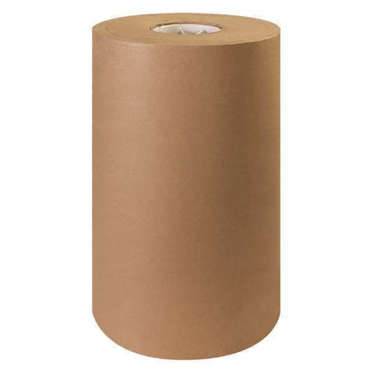 Kraft Paper Roll, 30#, 15" x 1,200', Kraft, 1 Roll
