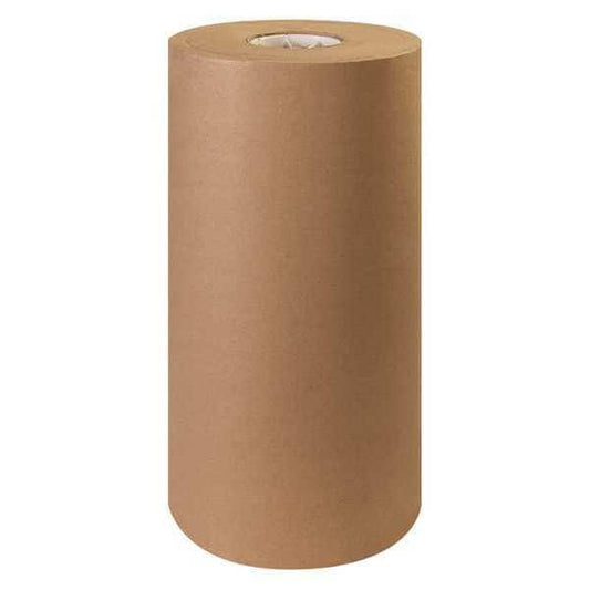 Kraft Paper Roll, 30#, 18" x 1,200', Kraft, 1 Roll