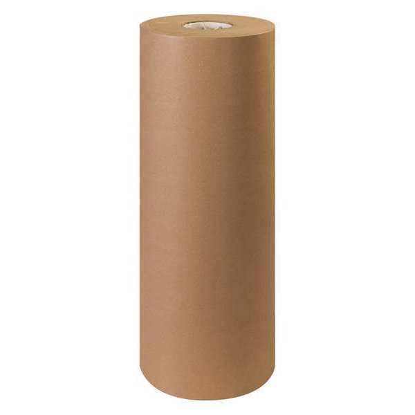 Kraft Paper Roll, 30#, 24" x 1,200', Kraft, 1 Roll