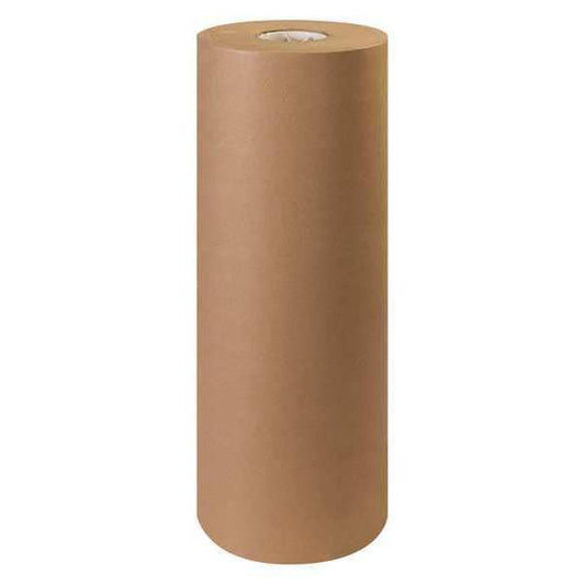 Kraft Paper Roll, 30#, 24" x 1,200', Kraft, 1 Roll