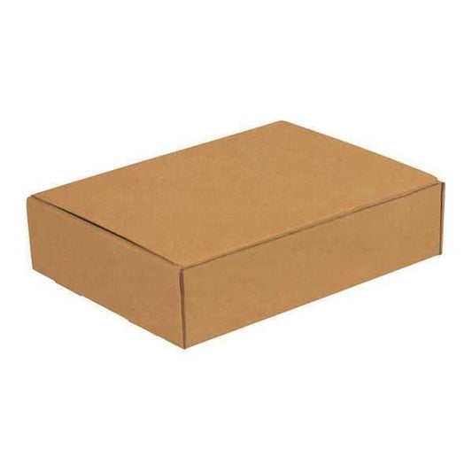 Literature Mailers, 12 1/8" x 9 1/4" x 3", Kraft, 50/Bundle