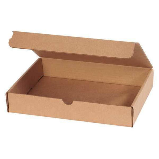 Literature Mailers, 12 1/8" x 9 1/4" x 2", Kraft, 50/Bundle