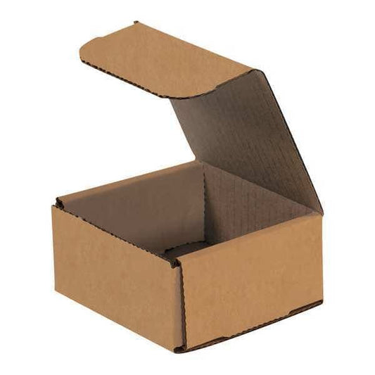 Corrugated Mailers, 3" x 3" x 2", Kraft, 50/Bundle