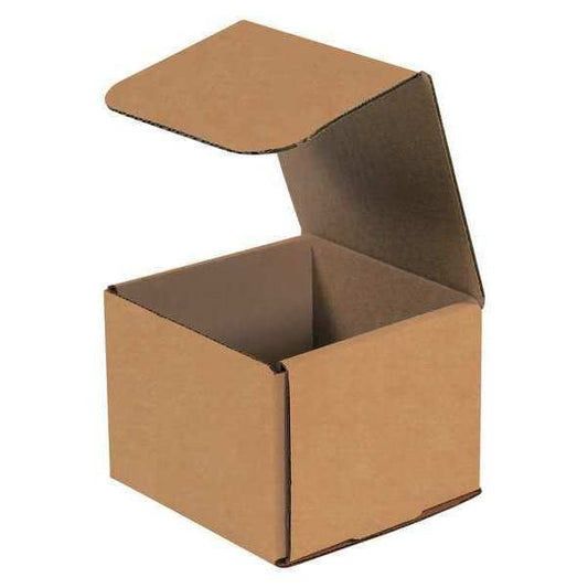 Corrugated Mailers, 5" x 5" x 4", Kraft, 50/Bundle