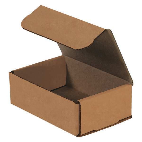 Corrugated Mailers, 6" x 4" x 2", Kraft, 50/Bundle