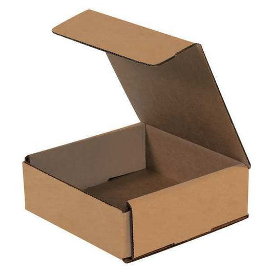 Corrugated Mailers, 6" x 6" x 2", Kraft, 50/Bundle