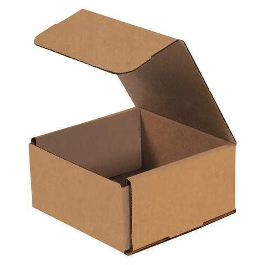 Corrugated Mailers, 6" x 6" x 3", Kraft, 50/Bundle