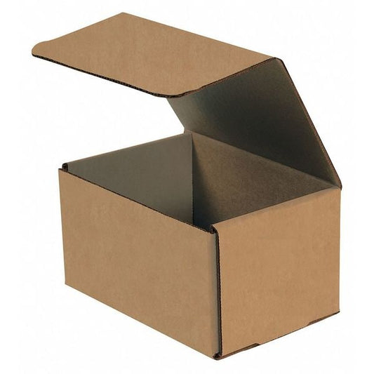 Corrugated Mailers, 8" x 6" x 4", Kraft, 50/Bundle