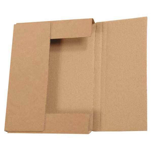 Easy-Fold Mailers, 11 1/8" x 8 5/8" x 1", Kraft, 50/Bundle