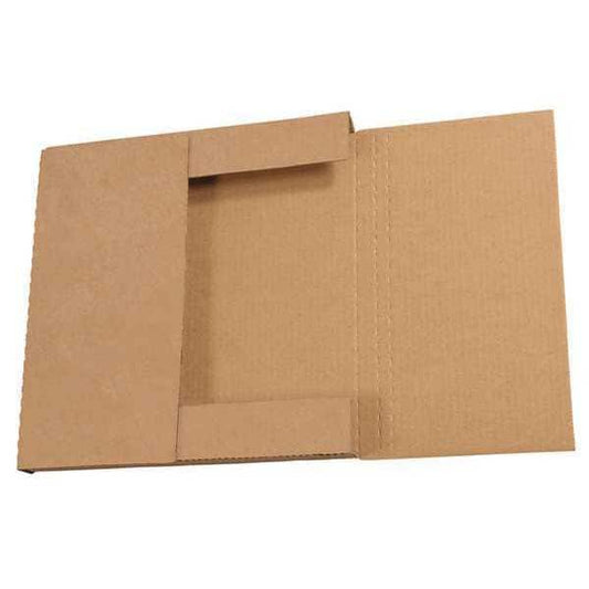Easy-Fold Mailers, 12 1/2" x 12 1/2" x 1", Kraft, 50/Bundle