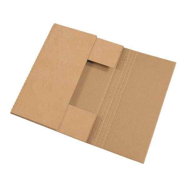 Easy-Fold Mailers, 17.25" x 11 1/4" x 2", Kraft, 50/Bundle