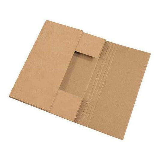 Easy-Fold Mailers, 17.25" x 11 1/4" x 2", Kraft, 50/Bundle