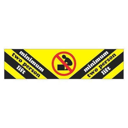 Tape Logic® Labels, "Minimum Two Person Lift", 2" x 8", Multiple, 500/Roll