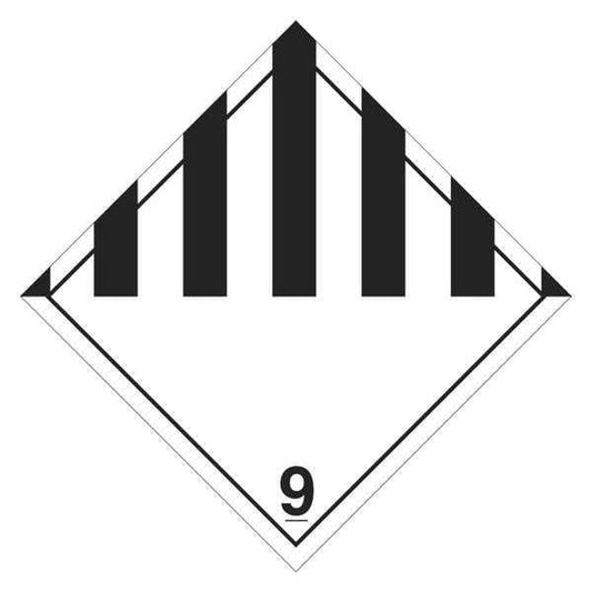 Tape Logic® Labels, "Miscellaneous - 9", 4" x 4", Black/White, 500/Roll
