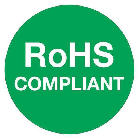 Tape Logic® Labels, "RoHS Compliant" Green, 1" Circle, Green, 500/Roll