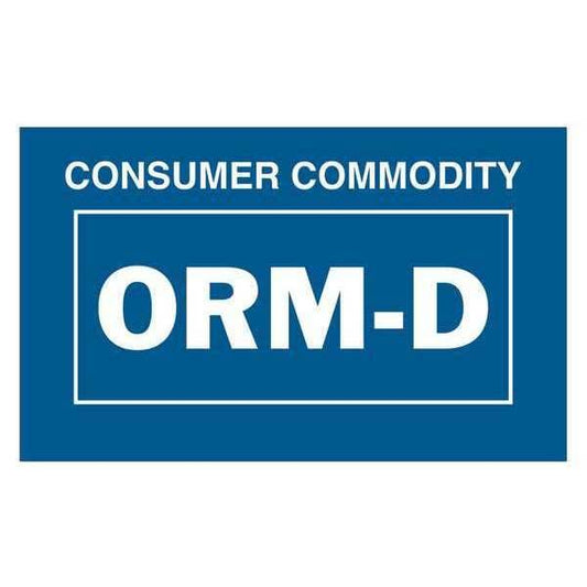 Tape Logic® Labels, "Consumer Commodity ORM-D", 1 3/8" x 2 1/4", Blue/White, 500/Roll