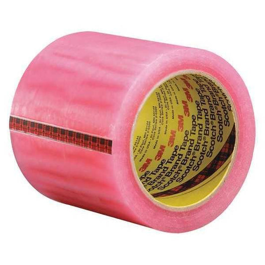 3M™ 821 Label Protection Tape, 2.5 Mil, 4" x 72 yds., Pink, 8/Case