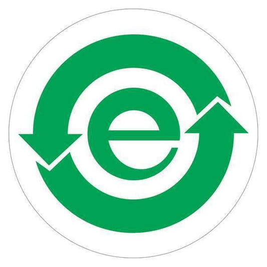 Tape Logic® Labels, "(China RoHS), 1" Circle, Green/White, 500/Roll
