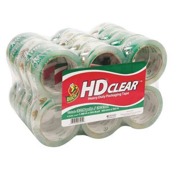 Packaging Tape, 1.88" x 54 yd., Clear, PK24