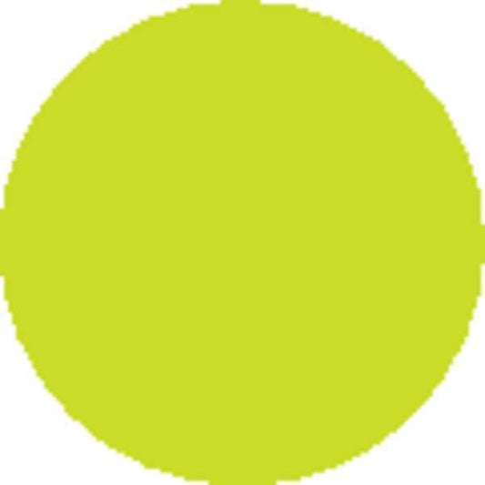 Circle Blank Labels 3", Chartreuse, Pk500