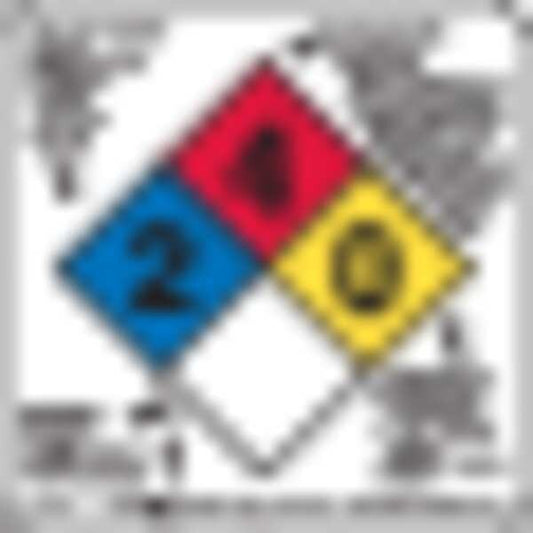 NFPA Standard Label, 2"x2", Vinyl, Pk500
