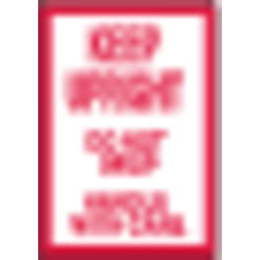 Keep Upright Label, 2.75"x4", Pk500