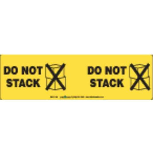 Pallet Do Not Stack Label, PK100