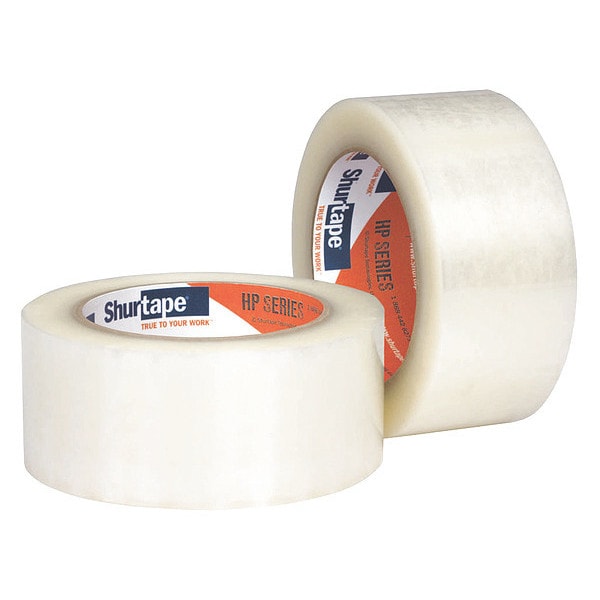 Packaging Tape, 100m L, 4-25/64" dia., PK6
