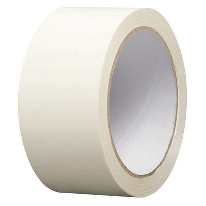 Packaging Tape, 50m L x 48mm W, White, PK36