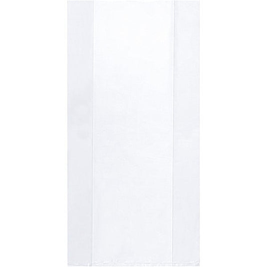 Gusset Reclosable Poly Bags, 6" x 18", 2 mil, 1000 PK