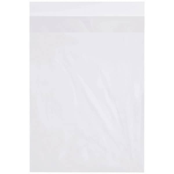 Flap Lock Poly Bags, 18" x 24", 2 mil, Clear, 500 PK