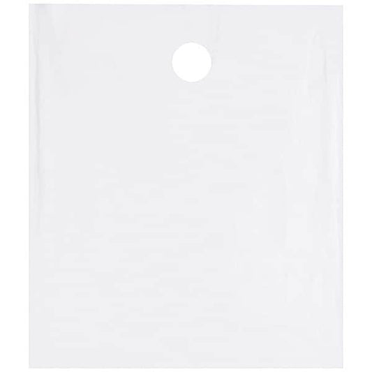 Poly Bags W/Doorknob Handle, 10" x 15", 1.5 mil, Clear, 1000 PK