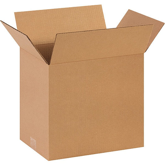 Corrugated Boxes, 14" x 10" x 11", Kraft, 25/Bundle
