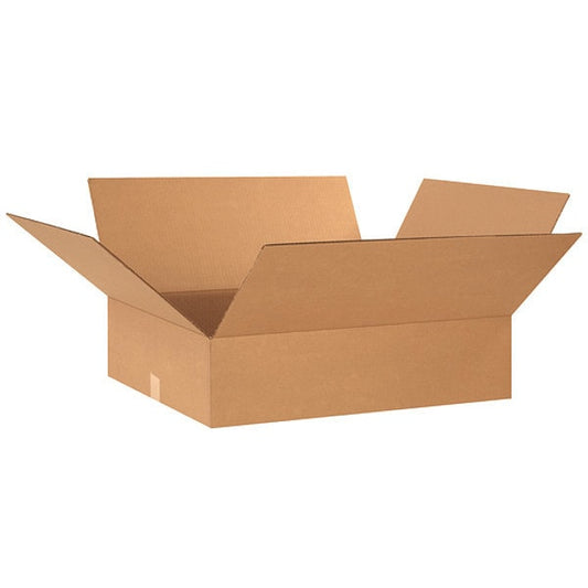 Corrugated Boxes, 25 1/4" x 23" x 5", Kraft, 15/Bundle
