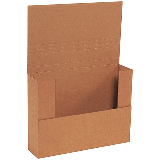 Easy-Fold Mailers, 12 1/8" x 9 1/8" x 4", Kraft, 50/Bundle
