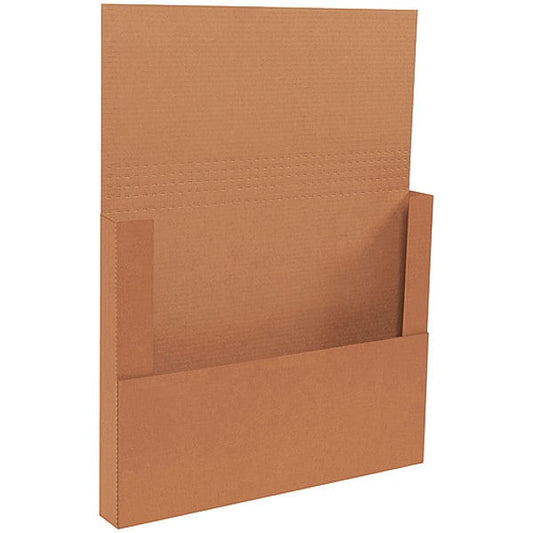 Easy-Fold Mailers, 24" x 18" x 2", Kraft, 50/Bundle