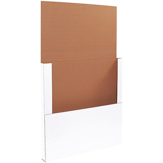 Easy-Fold Mailers, 18" x 18" x 2", White, 50/Bundle