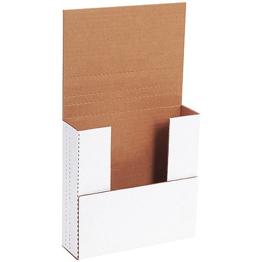 Easy-Fold Mailers, 7 1/2" x 7 1/2" x 2", White, 50/Bundle