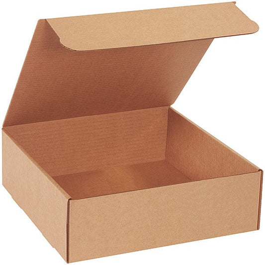 Literature Mailers, 10" x 10" x 3", Kraft, 50/Bundle