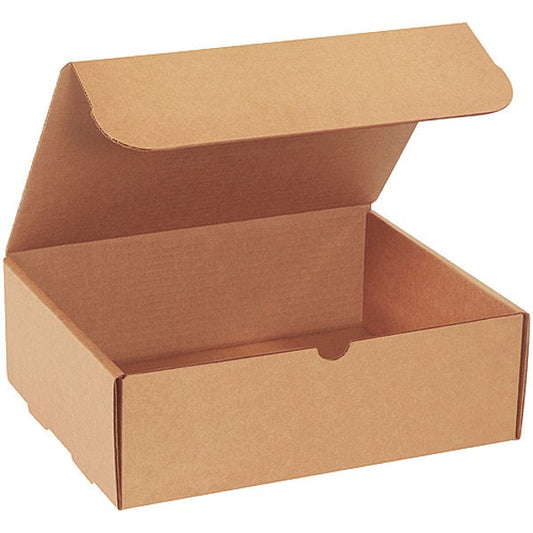 Literature Mailers, 12 1/8" x 9 1/4" x 5", Kraft, 50/Bundle
