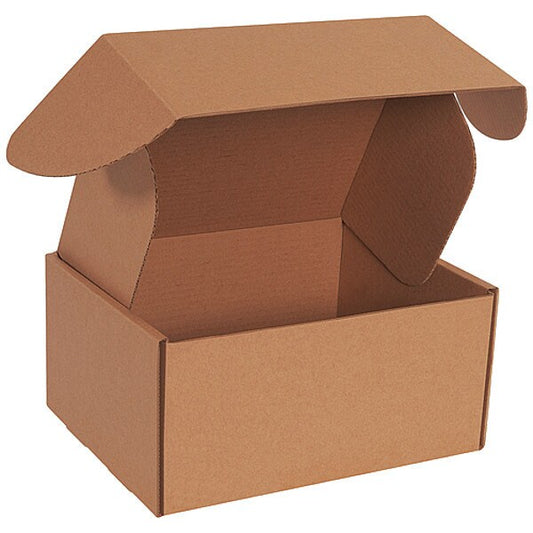 Deluxe Literature Mailers, 12 1/8" x 9 1/4" x 6", Kraft, 50/Bundle